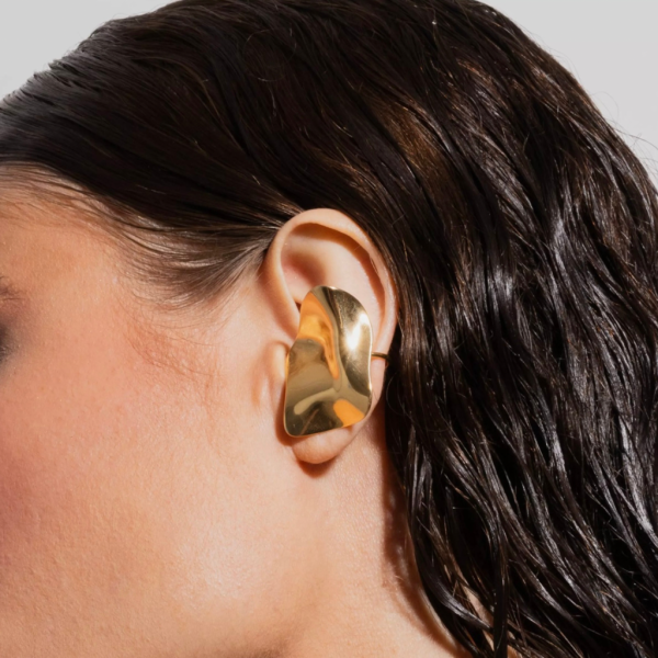 Piercing Sculture dourado