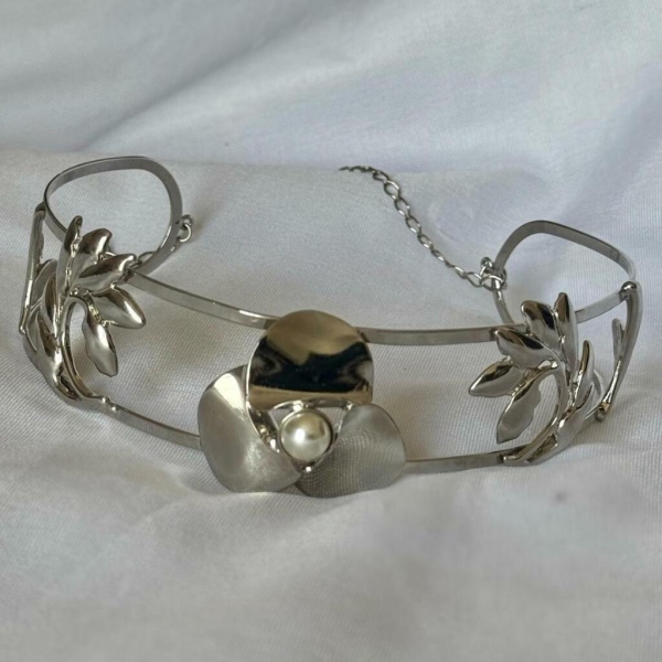 Choker vazada com pérola - Image 2
