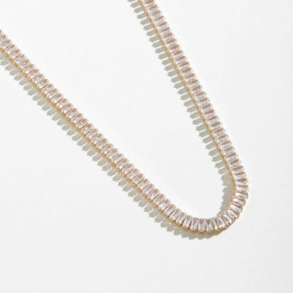 Choker Riviera Baguete
