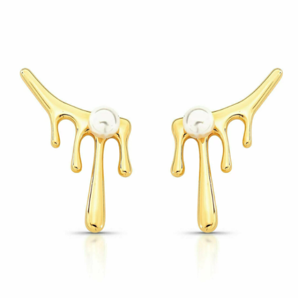 Brinco Melted Ouro